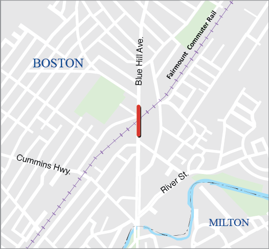 Boston: Bridge Replacement, B-16-165, Blue Hill Avenue over Railroad